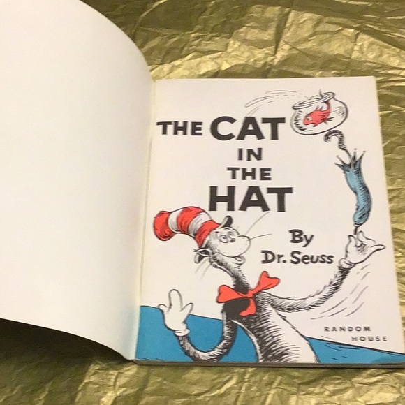 🍀2/10.00🍀The Cat in the Hat, Dr. Seuss 1957/1987, vintage very nice condition - Picture 3 of 7